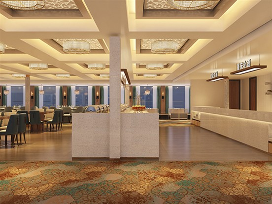 长江三峡华夏三号游轮VIP餐厅